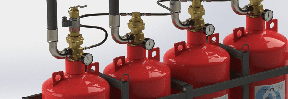 Модули газового пожаротушения (МГП)